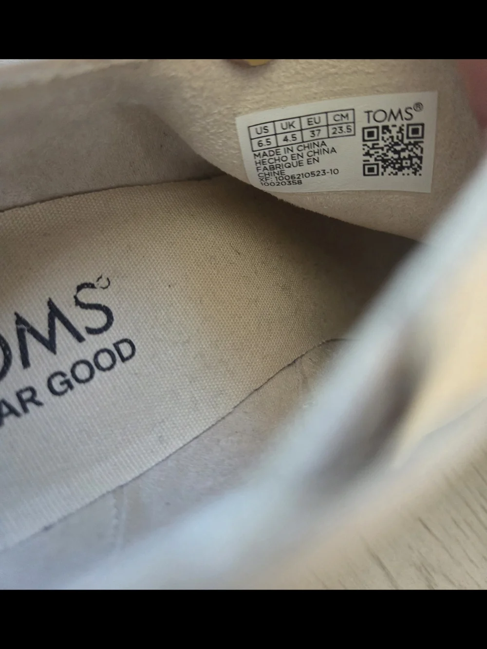 Toms Marta Wedge Bootie In Sand Leather Womens 6.5